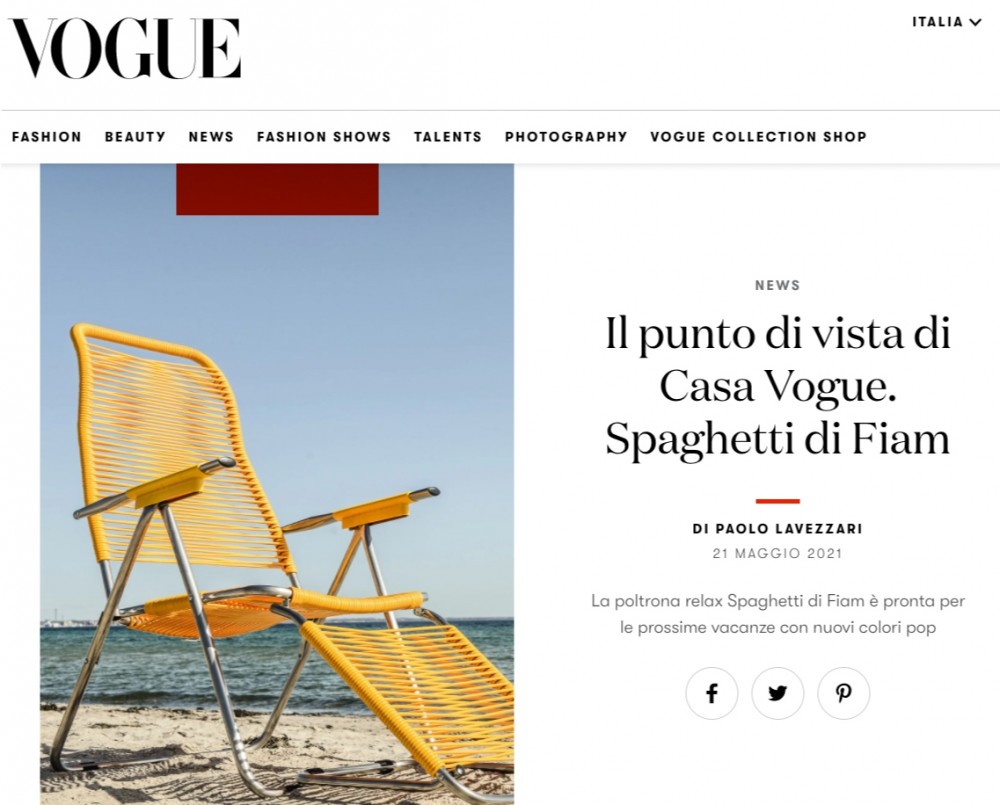 Spaghetti arredamento da giardino